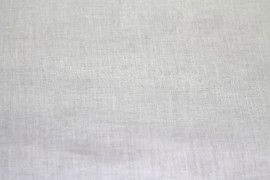 Tissu Voile Uni 100% Coton Blanc Coupon de 3 Metres