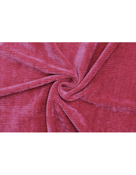 Tissu Maille Pull Koala Rouge -Au Mètre