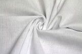 Tissu Voile Uni 100% Coton Blanc -Au Metre