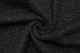 Tissu Tweed Bouclette Chloé Noire -Au Mètre