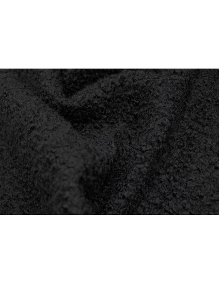 Tissu Tweed Bouclette Chloé Noire -Au Mètre