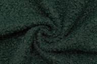 Tissu Tweed Bouclette Chloé Vert Sapin -Au Mètre