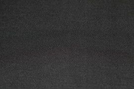 Tissu Voile Uni Polycoton Noir Coupon de 3 metres