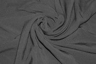 Tissu Voile Uni 100% Viscose Noir -Au Metre