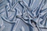 Tissu Velours Touché Soie Bleu Ciel -Au Mètre