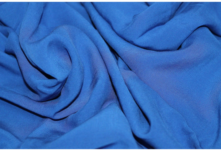 Tissu Voile Uni 100% Viscose Royal -Au Metre
