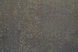 Tissu Lamé Noir/Rouge Mini Paillettes dorées -Au Mètre