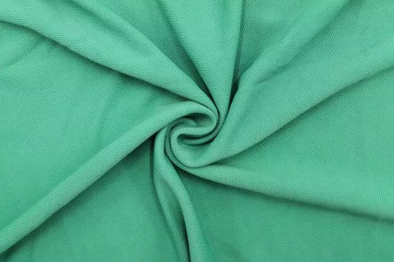 Tissu Maille Piquée Vert -Au Mètre