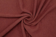 Tissu Lainage Pull Angora Rouille -Au Mètre