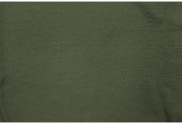 Tissu Crêpe Mousseline Twist Kaki -Au Mètre