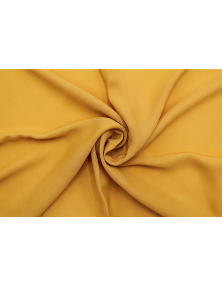 Tissu Crêpe Mousseline Twist Safran -Au Mètre