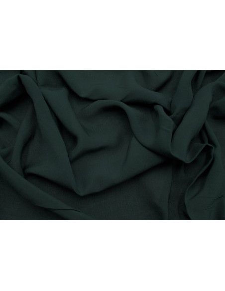 Tissu Voile Uni 100% Viscose Vert sapin -Au Metre