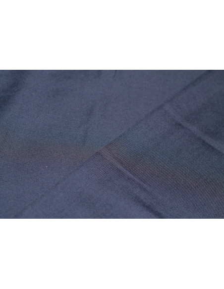 Tissu Voile Uni Polycoton Marine -Au Metre