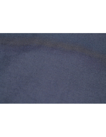 Tissu Voile Uni Polycoton Marine -Au Metre