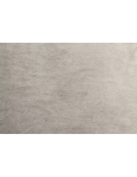 Tissu Velours Ras Uni Gris Perle -Au Mètre