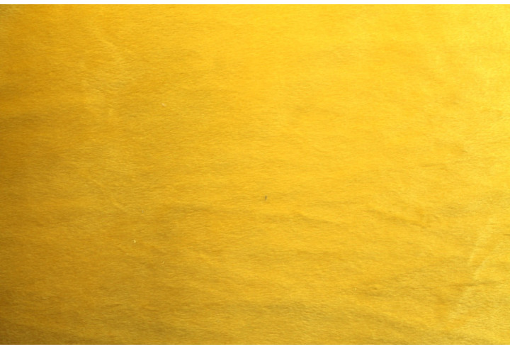 Tissu Velours Ras Uni Jaune -Au Mètre