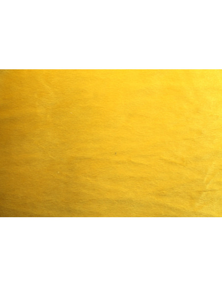 Tissu Velours Ras Uni Jaune -Au Mètre