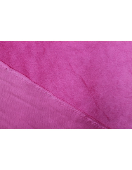 Tissu Velours Ras Uni Fuchsia -Au Mètre