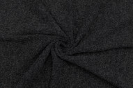Tissu Maille Pull Côtelé Chiné Gris foncé -Au Mètre