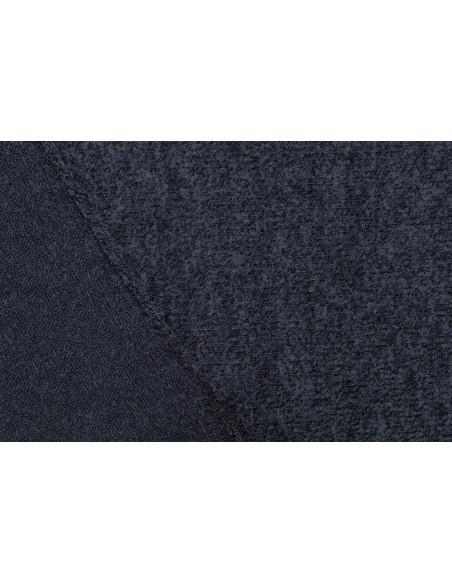 Tissu Maille Pull Côtelé Chiné Marine -Au Mètre