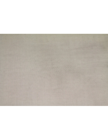 Tissu Voile Uni Polycoton Ecru -Au Metre