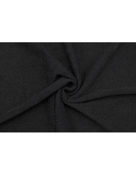 Tissu Maille Pull Hive Noir -Au Mètre