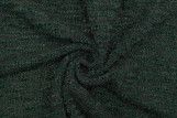 Tissu Maille Tricot à Poils Brillant Vert Sapin -Au Mètre