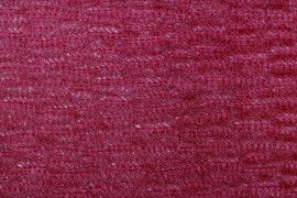 Tissu Maille Tricot à Poils Brillant Rouge -Au Mètre