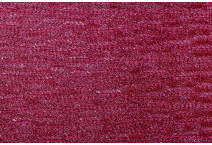 Tissu Maille Tricot à Poils Brillant Rouge -Au Mètre