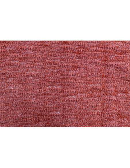 Tissu Maille Tricot à Poils Brillant Rouille -Au Mètre