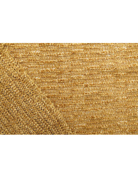 Tissu Maille Tricot à Poils Brillant Safran -Au Mètre
