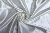 Tissu Satin Elasthanne Blanc Coupon de 3 mètres