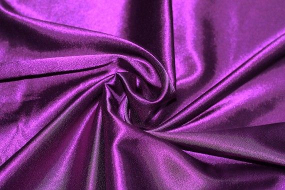Tissu Satin Elasthanne Violet Coupon de 3 mètres
