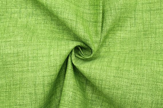 Tissu Bachette Coton Uni Vert anis -Au Mètre