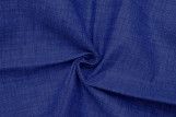 Tissu Bachette Coton Uni Bleu roi -Au Mètre