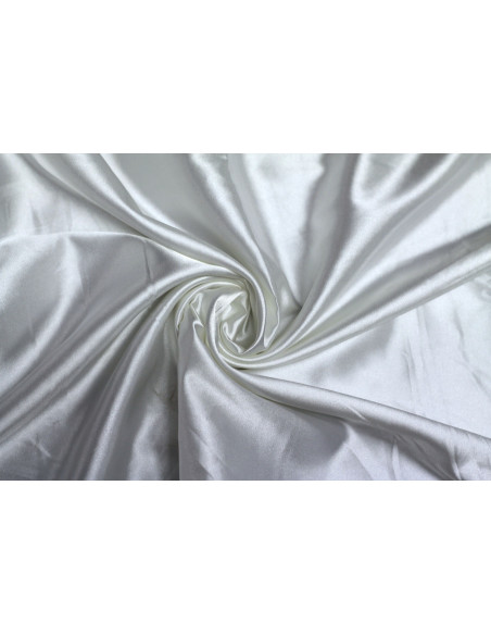Tissu Satin Elasthanne Blanc -Au Mètre