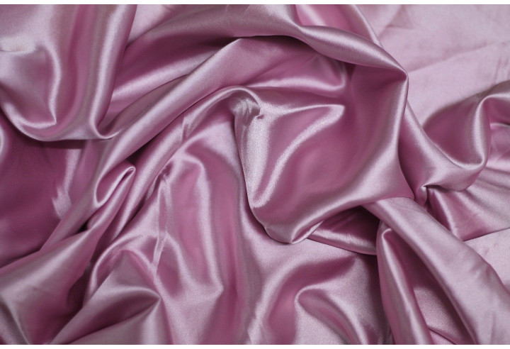 Tissu Satin Elasthanne Rose Clair -Au Mètre