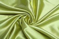 Tissu Satin Elasthanne Jaune -Au Mètre