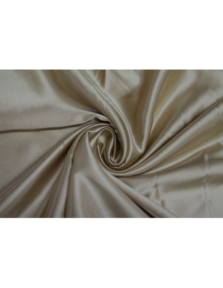 Tissu Satin Elasthanne Or -Au Mètre