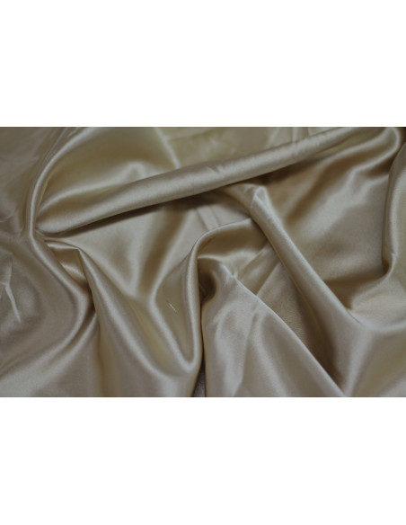 Tissu Satin Elasthanne Or -Au Mètre