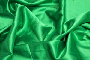 Tissu Satin Elasthanne Vert -Au Mètre 2