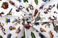 Tissu Coton Cretonne Disney Toy Story -Au Mètre
