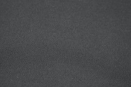 Tissu Coton Epais Uni Noir -Au Mètre