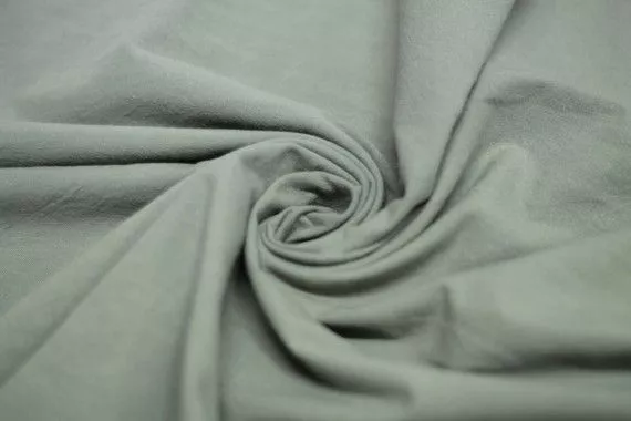 Tissu Coton Epais Uni Tilleul -Au Mètre