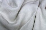 Tissu Lin Uni Blanc 100% Coupon de 3 mètres