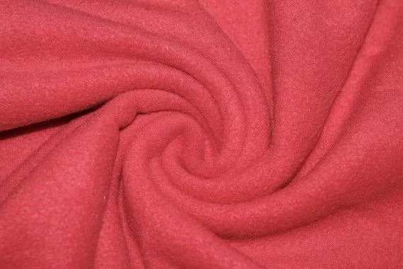 Tissu Polaire Rouge Coupon de 3 metres