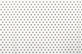 Tissu Popeline Coton Imprimé Fond Blanc Pois Gris -Au Mètre