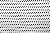 Tissu Popeline Coton Imprimé Fond Blanc Pois Noir -Au Mètre