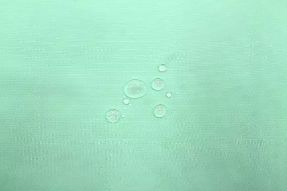 Tissu Toile Imperméable Légère Vert d'eau -Au Mètre