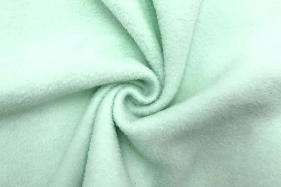 Tissu Polaire Vert d'eau -Au Mètre